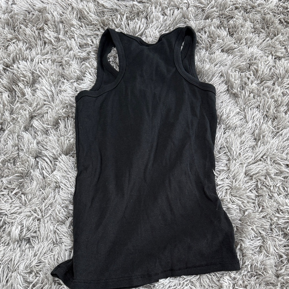 Harley-Davidson Black Tank with Silver Logo - Picture 2 of 2